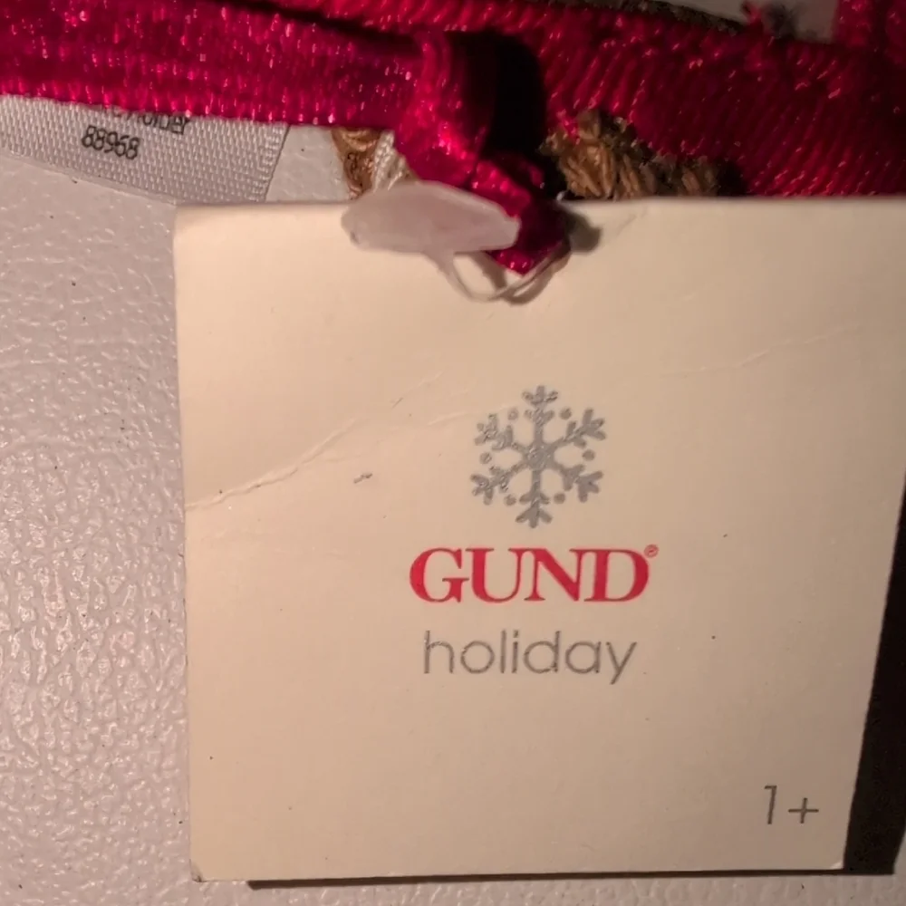 Gund Festive Gingerbread Photo Frame - Brown and Red